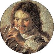 Boy holding a Flute